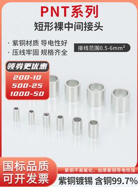 铜Pnt0.5/1.25/2/5.5/8/14/22/38/60/70/80平行短中裸端