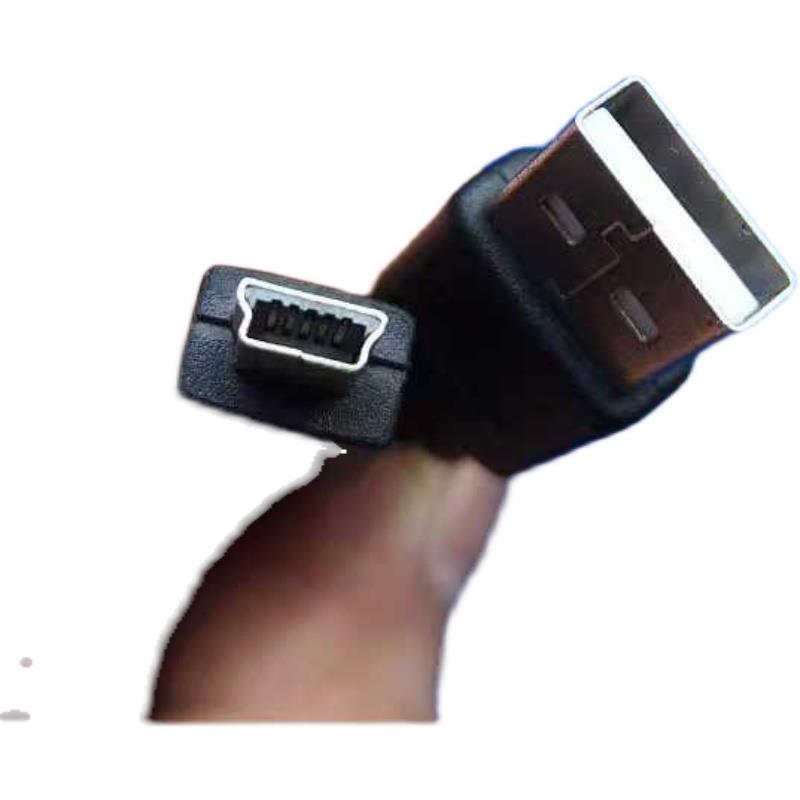 mini usb数据线T型口MP3转接头MP4车载导航仪收音机相机老年手机V