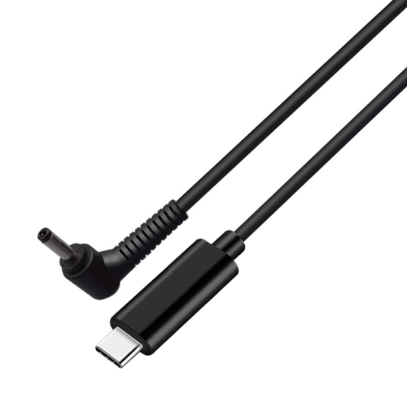 Type-C转4.0*1.7MM笔记本PD诱骗线USB-C DC4017红米redmibook小新