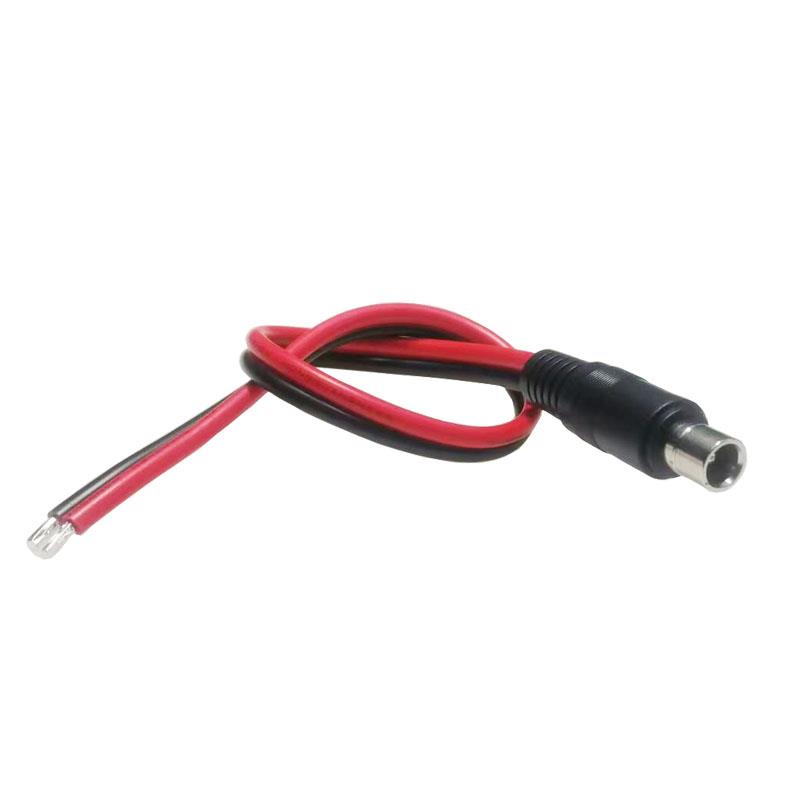 2平方大功率电流DC8.0*2.0mm/dc8020公头单头插头连接线0.3米/m