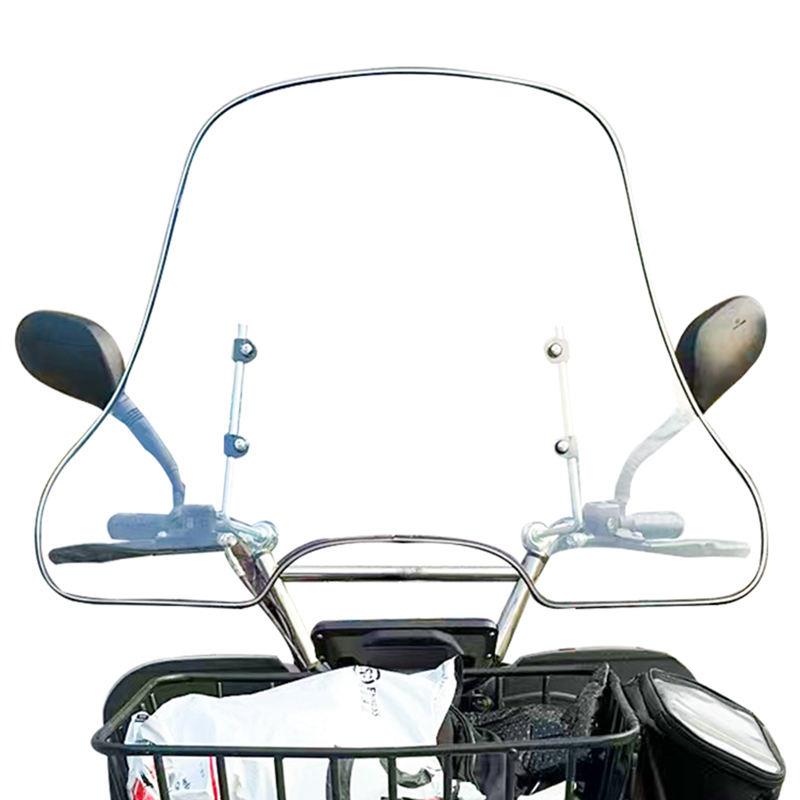 电动载重王挡风板铁牛路霸电瓶快递车前风挡罩三轮车高清挡风玻璃