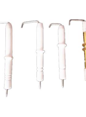 燃气灶灶具配件点火针白色陶瓷头弯头针红外线点火针传感器针