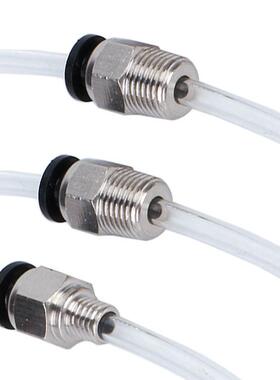 3D打印机快接头 气动快速贯穿 螺纹 PC4-M6 4-01 6-01直通快插头