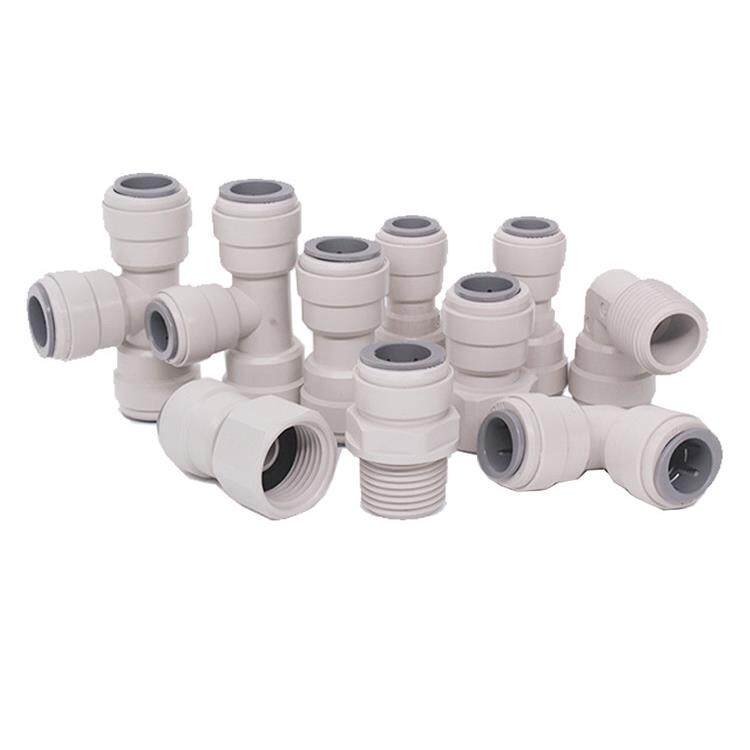 净水器接头3分水管线转2分4分外丝内丝螺纹直通阀门三通快插接口