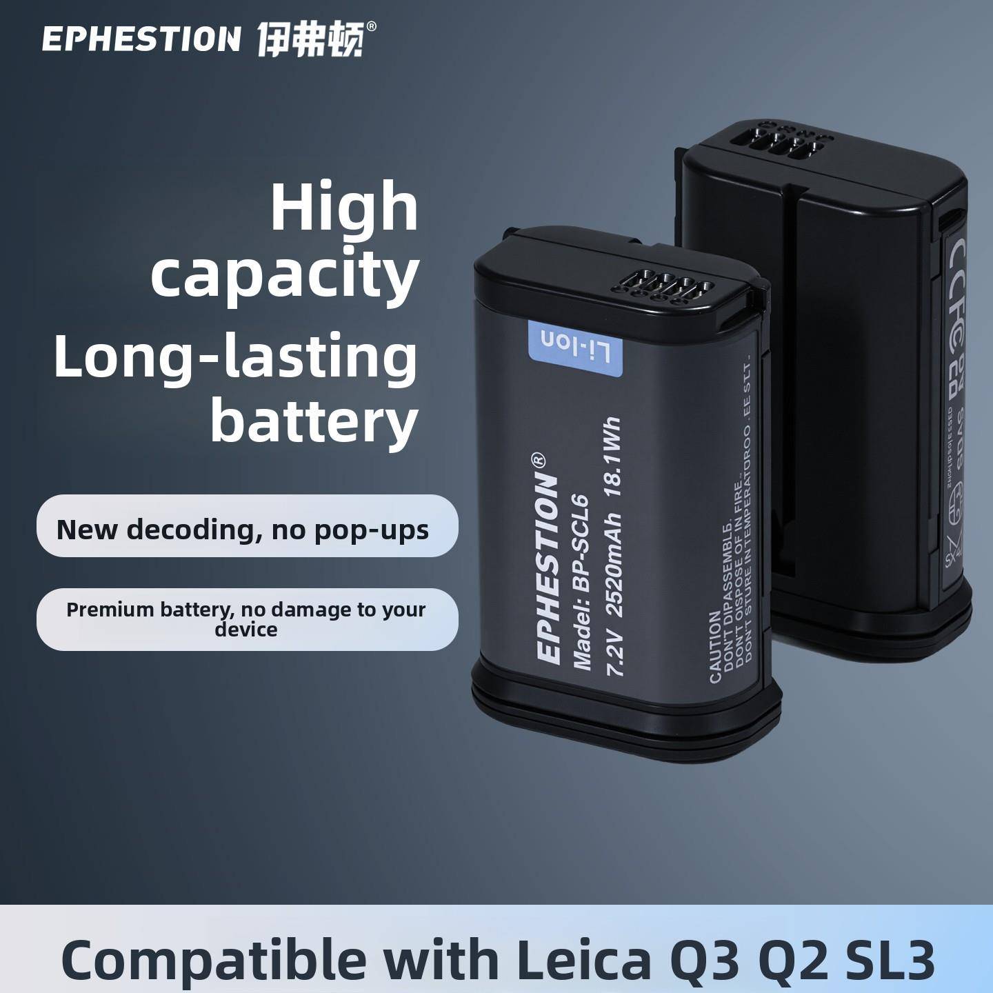 艾弗森适用于徕卡Q3 Q2 Sl3 Sl2 Sl2- s Bp-Scl4徕卡Bp-Scl6