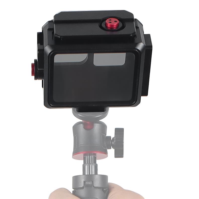 馨特 适用GoPro13/12/11/9运动相机金属防水壳潜水横竖拍摄影支架