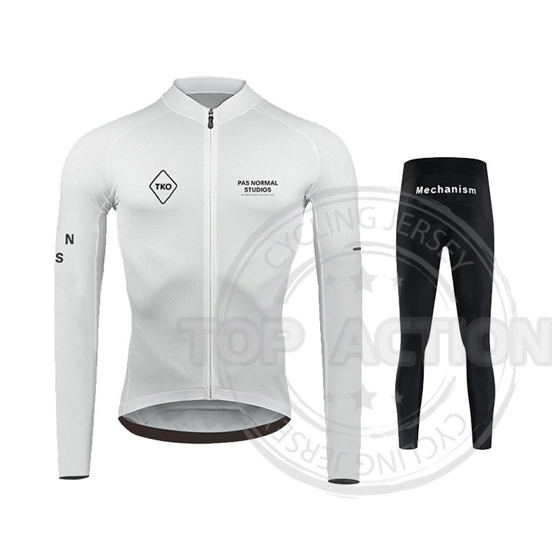 2023PAS新款秋季长袖自行车男骑行服公路赛车服装单车衣服套装