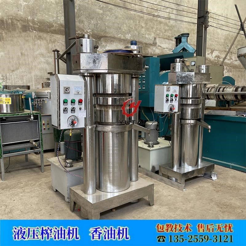 液压榨油机芝麻胡麻辣椒文冠果山茶油压榨机全自动香油机立式商用