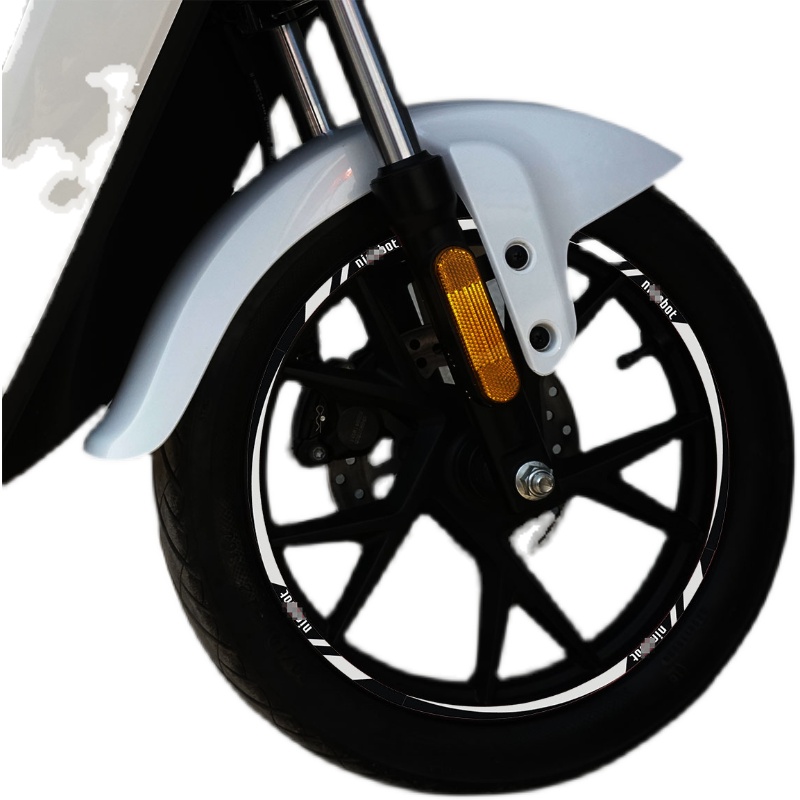 适用于九号电动车改装轮毂反光贴纸新新C40/C65/C90贴膜防水配件