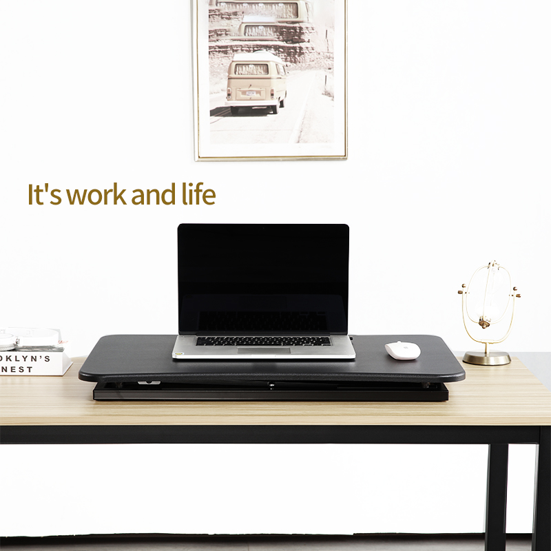 台式电脑桌折叠桌面升降支架增高架站立式笔记本显示器工作台面