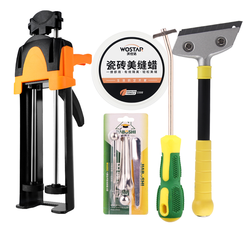 美缝剂施工工具全套瓷砖地砖专用清缝神器专业每逢胶枪包大套装逢