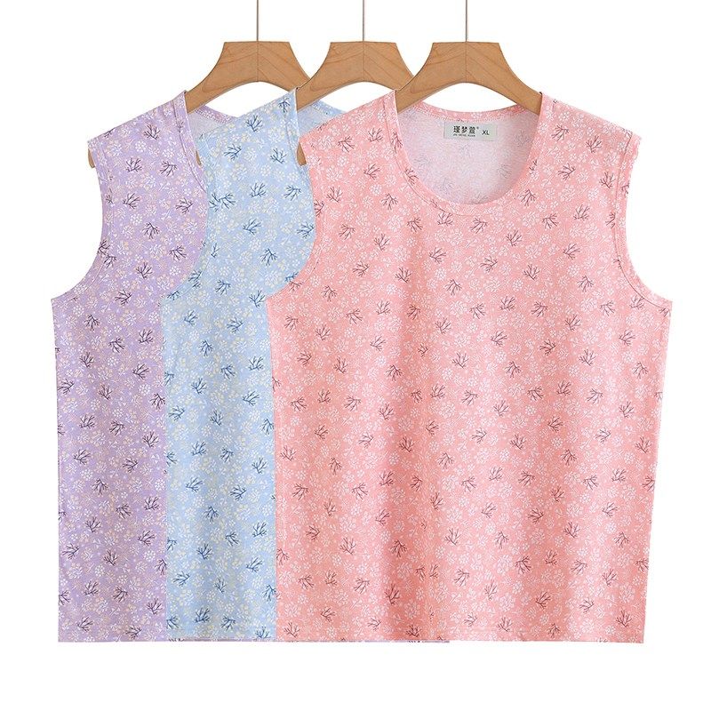 老年人纯棉宽肩背心女士宽松大码T恤汗衫妈妈夏季无袖吊带内衣薄,女士内衣/男士内衣/家居服,吊带/背心/T恤/打底/肌底衣,淘宝优惠券,粉丝福利购,淘宝优惠卷