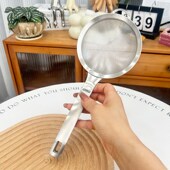 细孔打沫漏勺304不锈钢豆浆漏勺家用面粉筛油炸漏网过滤果汁油渣