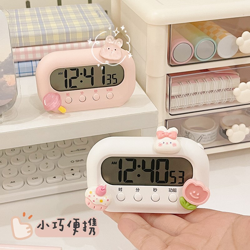 计时器可爱迷你自律高考倒计时提醒学生学习两用时间管理桌面闹钟