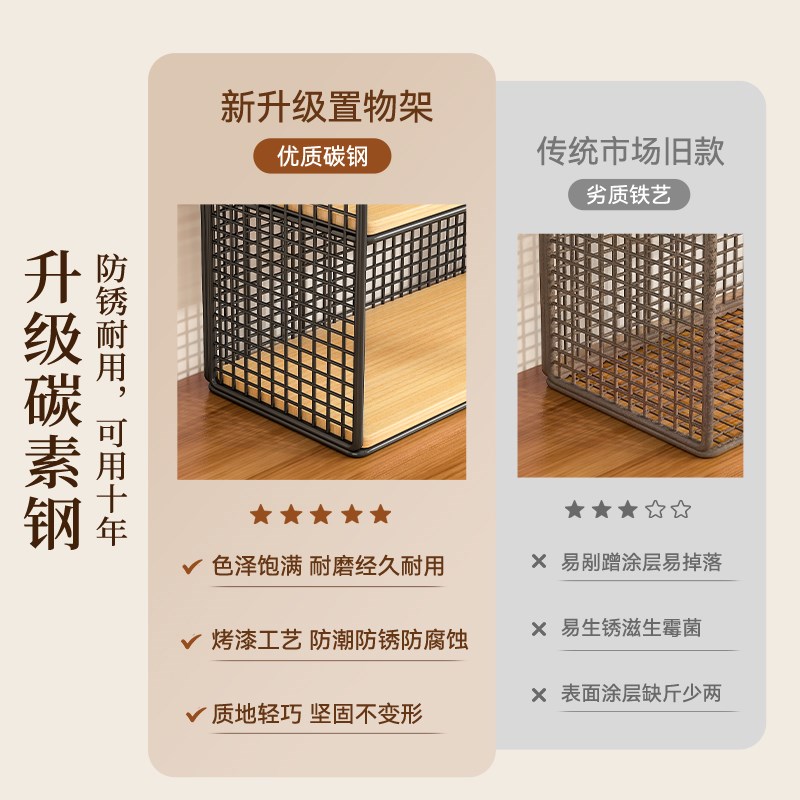 桌面杯架置物架餐桌杯子收纳架桌上水杯架茶杯架多层杯架子展示架