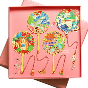 三峡大坝三峡人家白帝城湖北特色文创金属书签旅游纪念品企业定制