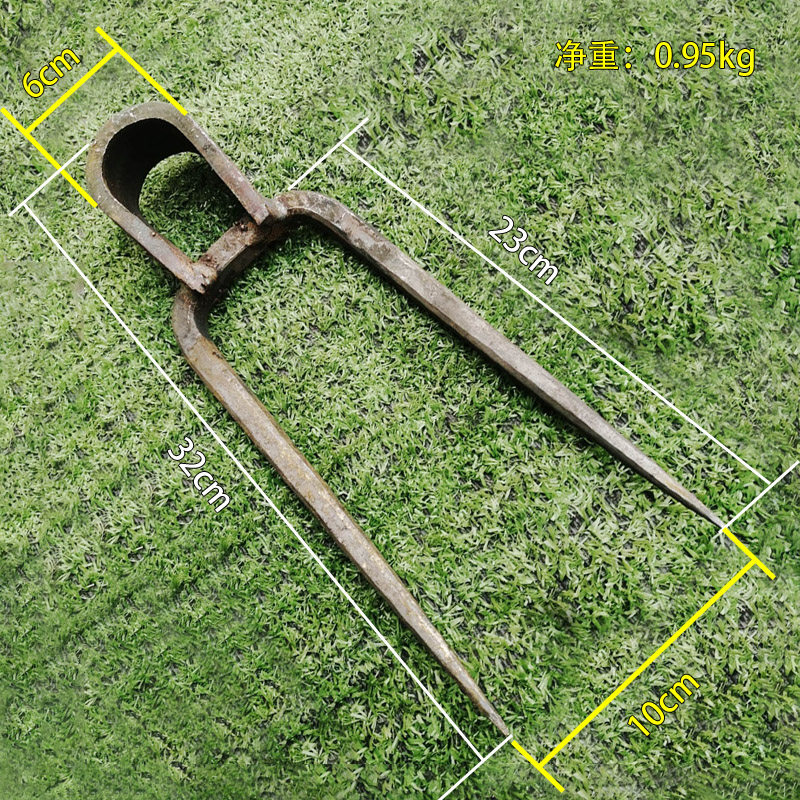 考古耙子 钢耙 二牙 耙子 两齿耙子 勘探工具 考古锄头 镢头,农机/农具/农膜,耙子,淘宝优惠券,粉丝福利购,淘宝优惠卷