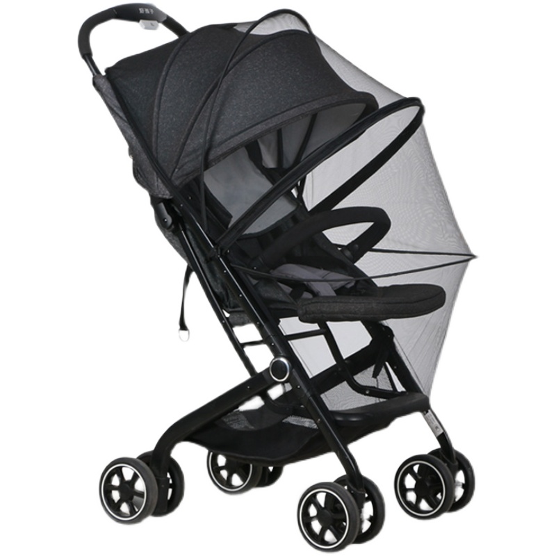 婴儿车蚊帐全罩式通用加大儿童伞车夏遮阳小手推车防蚊帐防蚊罩