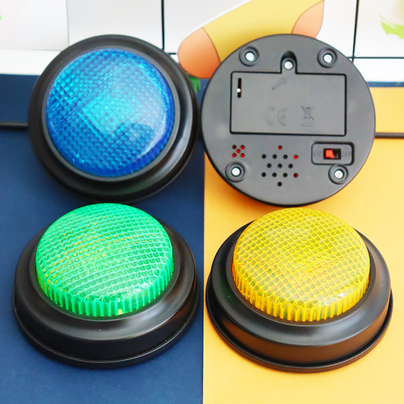 无线抢答器知识竞赛按钮亮灯儿童幼儿园课堂互动道具玩具抢答按铃