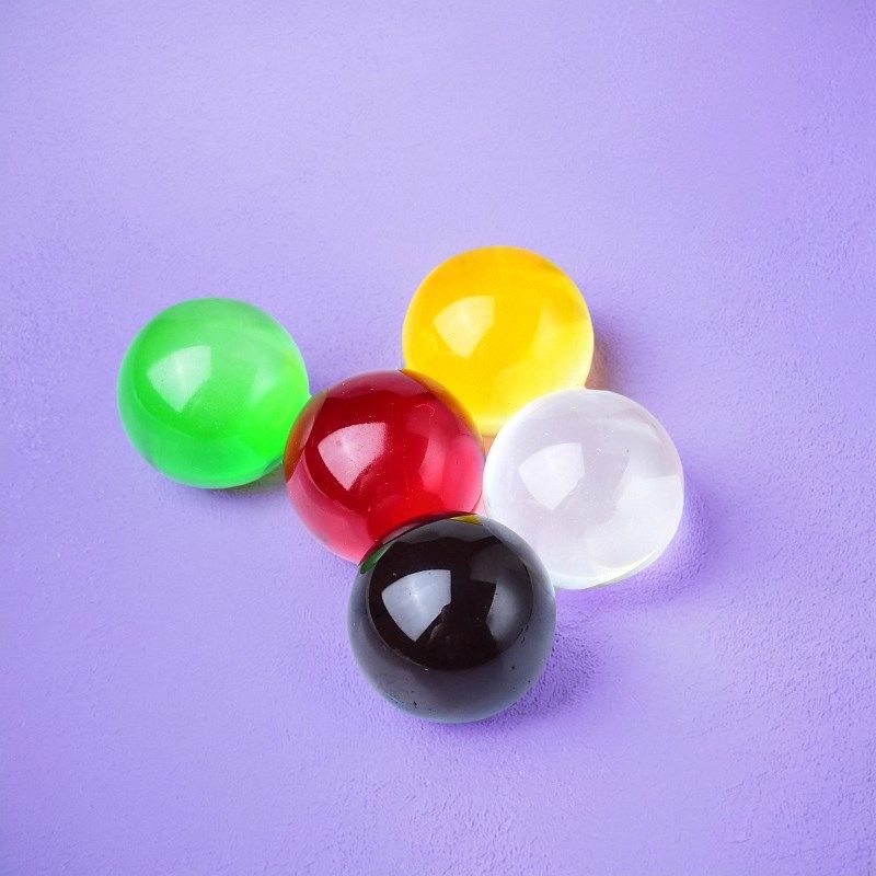 五行五色水晶球红黄黑绿白球五色石k9玻璃球办公开业乔迁居家装饰,家居饰品,桌面摆件,淘宝优惠券,粉丝福利购,淘宝优惠卷