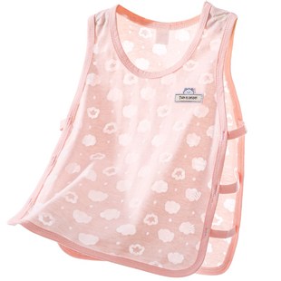 琵琶衣女童无袖背心夏季薄款婴儿吊带女宝宝女孩外穿镂空儿童上衣