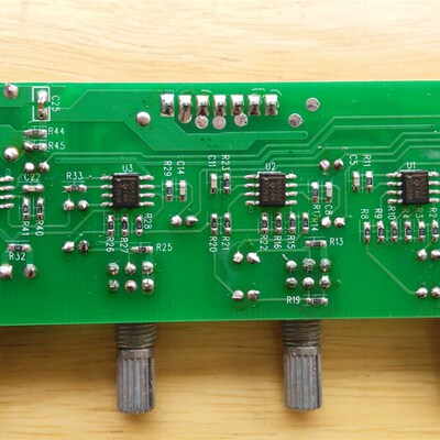 5.1功放音量板 6声道音调板 6声道NE5532音量控制板 带低通