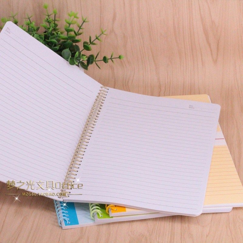 10本装嘉顺达记事本A5B5A4线圈笔记本加厚活页笔记本子螺旋练习本
