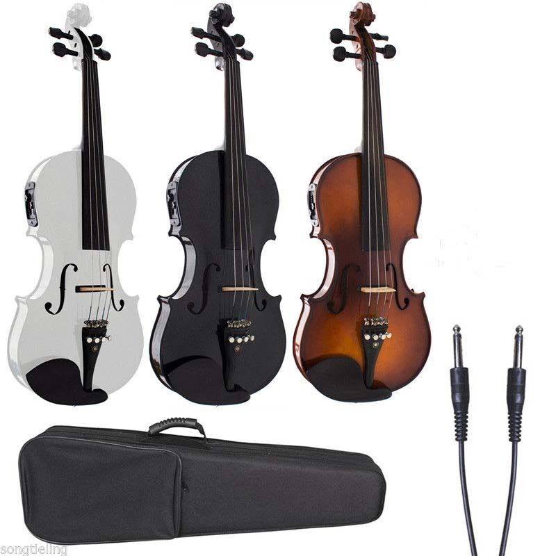 畅想乐器 4弦电子小提琴 演奏电声小提琴,乌木配件