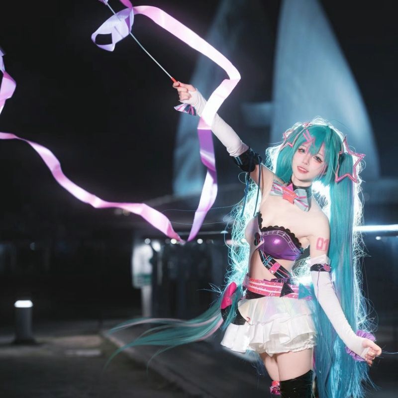 初音未来cos服喵斯快跑联