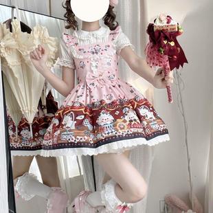 全款lolita芭贝兔正版原创《马戏团》jsk正品可爱背带洛丽塔日常