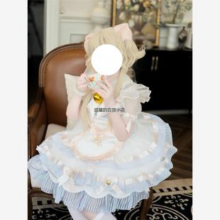 可爱超嗲jsk洛丽塔软妹公主裙舒芙蕾女仆lolita连衣裙甜美洛丽塔