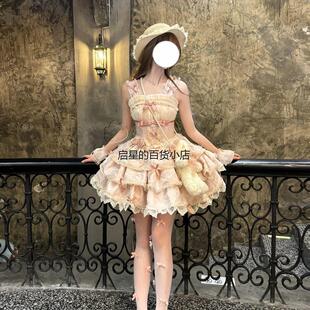 银月原创[芭蕾礼遇]lolita洋装芭蕾风Doll感日常连衣裙洛丽塔裙子