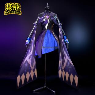某熊原神cos服刻晴皮肤霓裾翩跹cosplay二次元服游戏礼服全套套装