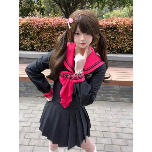 原创正版jk制服水手服套装 日系校供风学生校服女