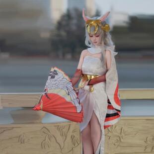 定制暗纹)王者cos服公孙离祈雪灵祝cos服荣耀公孙离皮肤cos