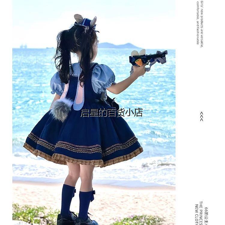 女童公主连衣裙洛丽塔夏