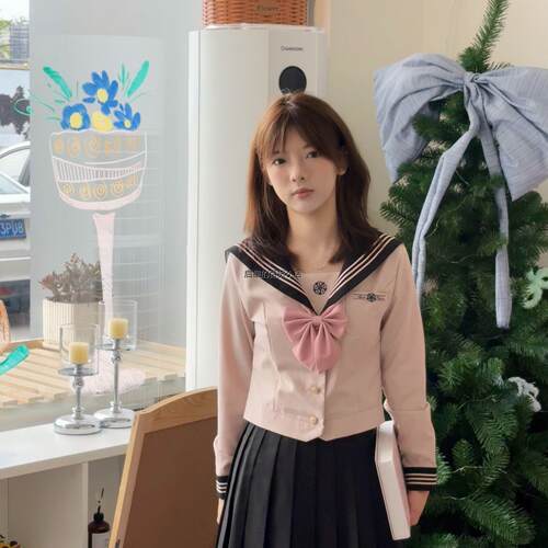 jk水手服收腰正版原创jk日系制服学院少女学生甜美收腰