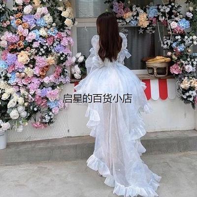 lolita法式长款连衣裙洛