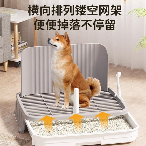 狗厕所狗狗定点上厕所专用神器小型中型犬比熊犬小狗防踩屎尿尿盆