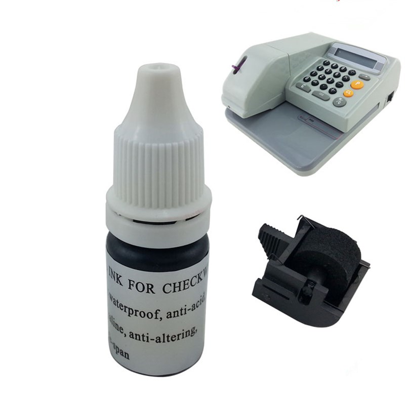 支票机墨轮黑色红色 惠朗hl-2006墨轮墨盒支票打印机墨球 墨水