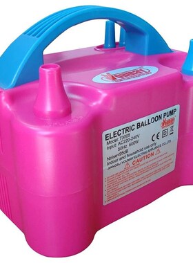 新品73005电动508吹气机充气泵便携式自动双孔出气婚房生日布置