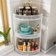厨房靠墙调料品置物架多功能盐调味罐收纳盒灶台转角三角台面收纳