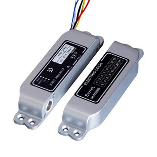 5线延时反馈明装电插锁木门铁门插销锁有框玻璃门门禁系统电磁锁