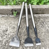 清洁铲刀去污工具长手柄剁辣椒蒜蓉户外登山拐杖除草铲土树皮铁铲