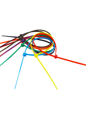 多色扎带8*500宽7.6mm国标尼龙扎带大号束线带工业级扎带红色包邮