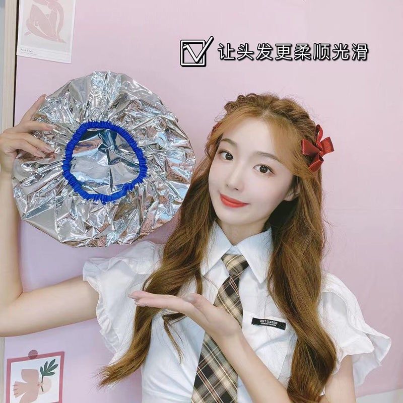 加热帽发膜蒸发帽铝箔锡纸帽恒温免插电头发护理不家用焗油帽子女,个人护理/保健/按摩器材,焗油帽/蒸汽护发帽/护发仪,淘宝优惠券,粉丝福利购,淘宝优惠卷