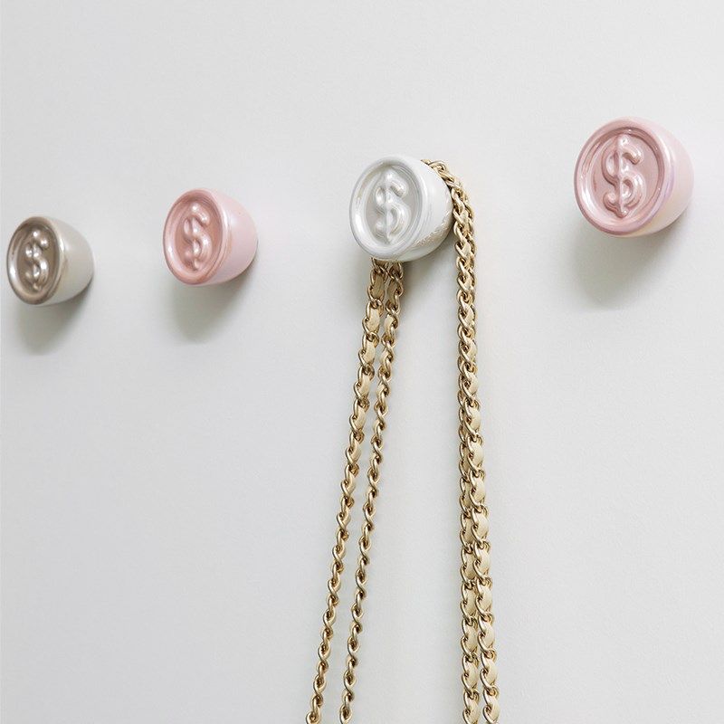 新款法式圆币外侧面挂钩免打孔无痕粘陶瓷单个衣帽挂钩,基础建材,挂衣钩,淘宝优惠券,粉丝福利购,淘宝优惠卷