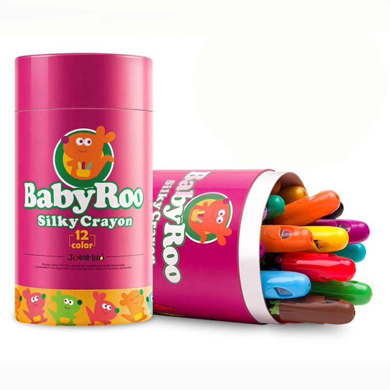 美乐蜡笔儿童安全可水洗旋转宝宝水彩笔画笔装幼儿园油画棒