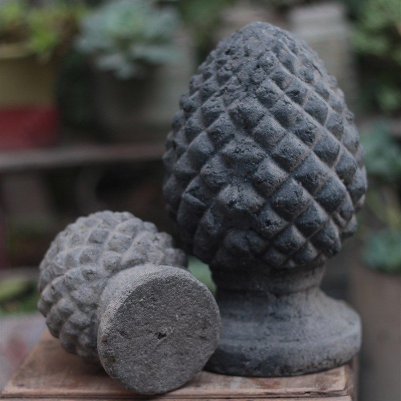 园林园粗陶松果浮雕球形立体复古做旧,家居饰品,户外/庭院摆件,淘宝优惠券,粉丝福利购,淘宝优惠卷