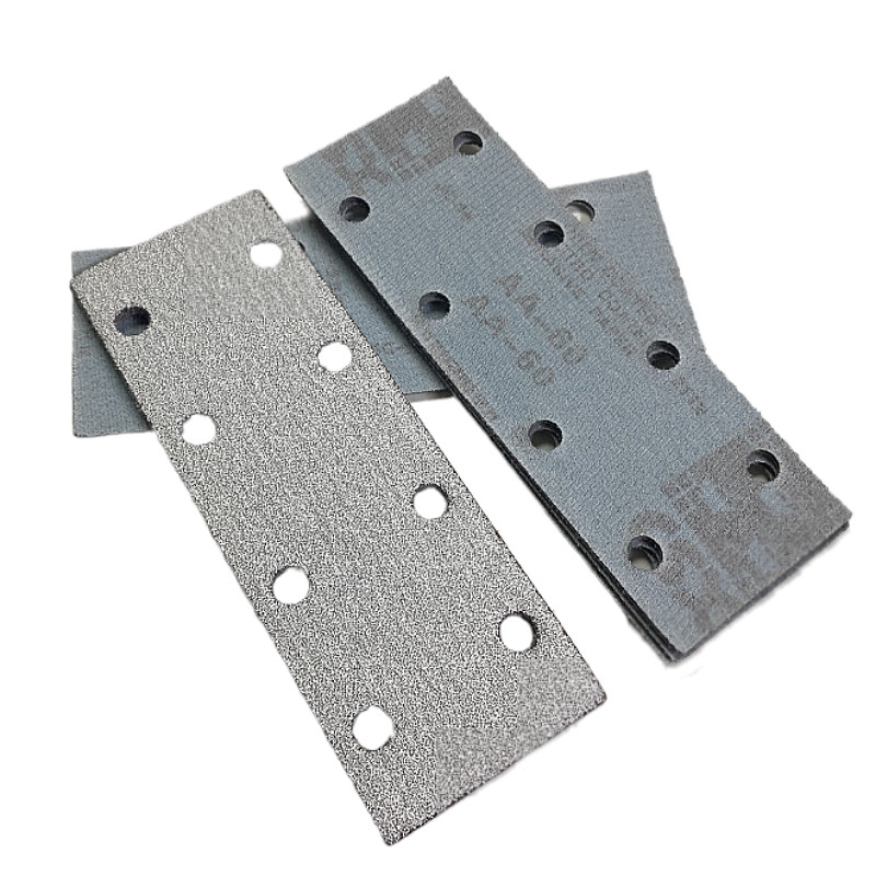 意大利长方形白砂纸*9 手推板植绒片白砂纸研磨抛光砂